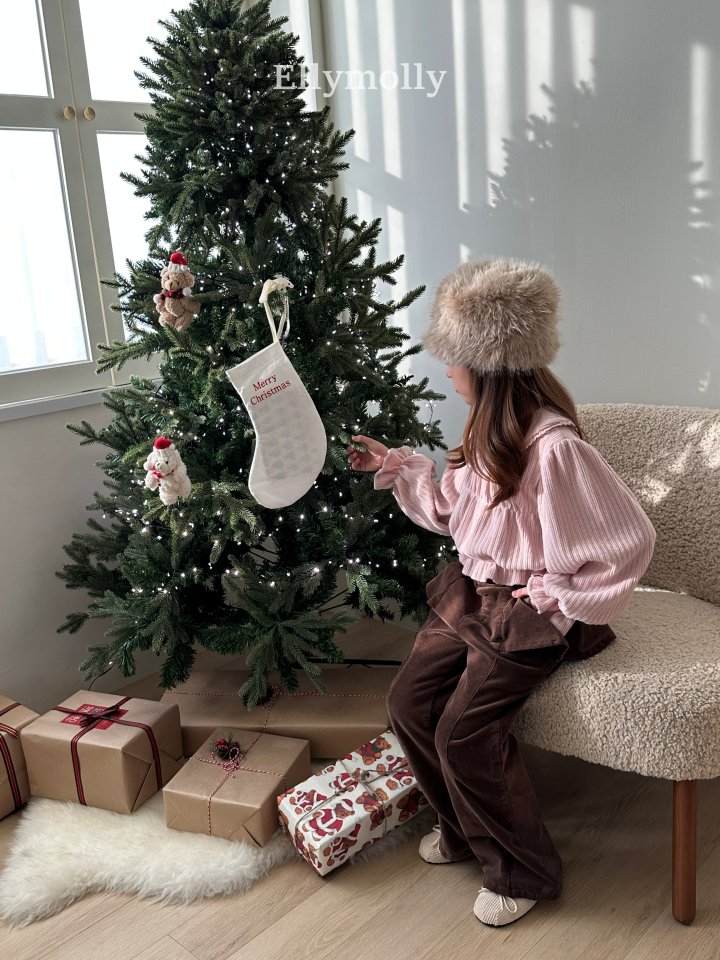 Ellymolly - Korean Children Fashion - #littlefashionista - Honey Round Collar Blouse - 10