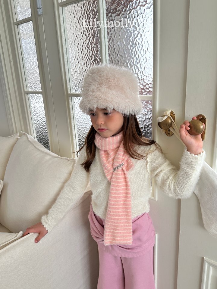 Ellymolly - Korean Children Fashion - #littlefashionista - Angora Fluffy Tee - 7