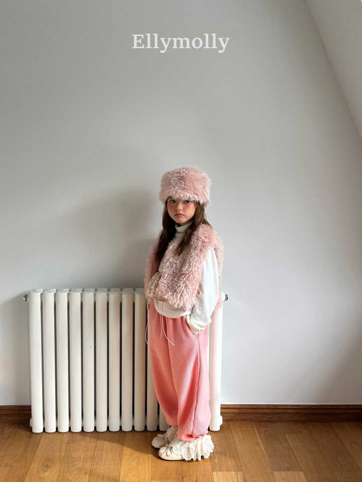 Ellymolly - Korean Children Fashion - #littlefashionista - Heart Cozy Jogger Pants - 3