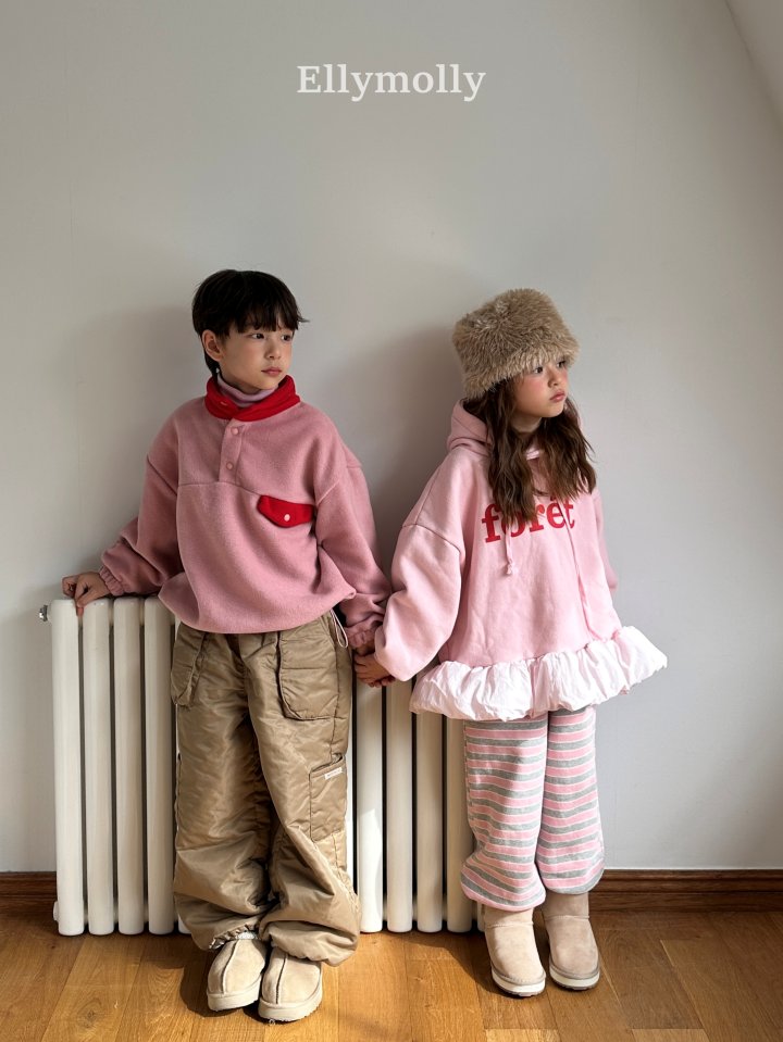 Ellymolly - Korean Children Fashion - #Kfashion4kids - Balloon Hood Sweatshirt - 4