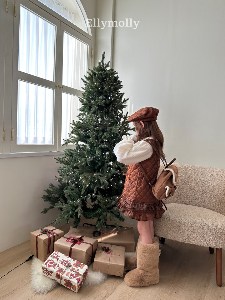 Ellymolly - Korean Children Fashion - #magicofchildhood - Twinkle Quilted One-piece - 12