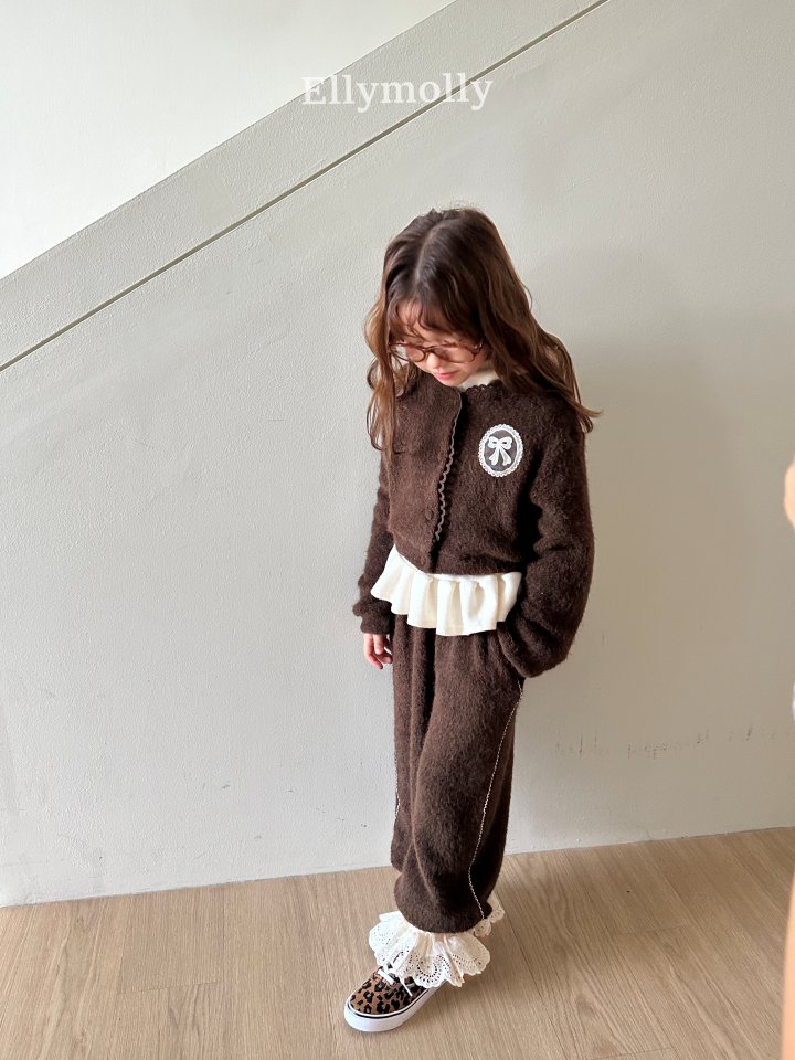 Ellymolly - Korean Children Fashion - #magicofchildhood - Fuzzy Hug Jogger Pants - 12
