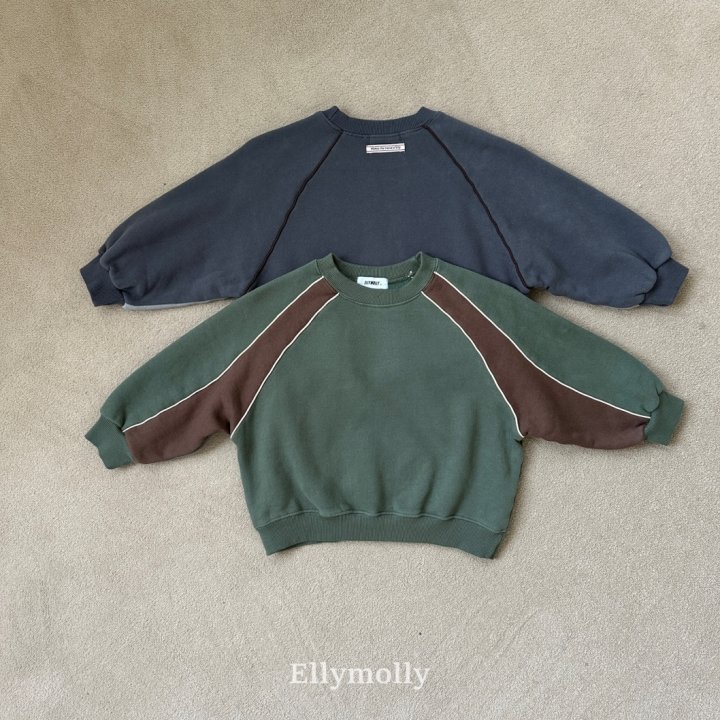 Ellymolly - Korean Children Fashion - #magicofchildhood - Triple Line Sweatshirt
