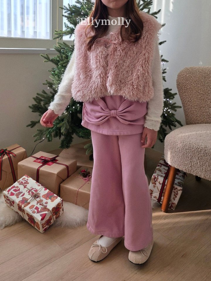 Ellymolly - Korean Children Fashion - #minifashionista - Bly Ribbon Pants - 5