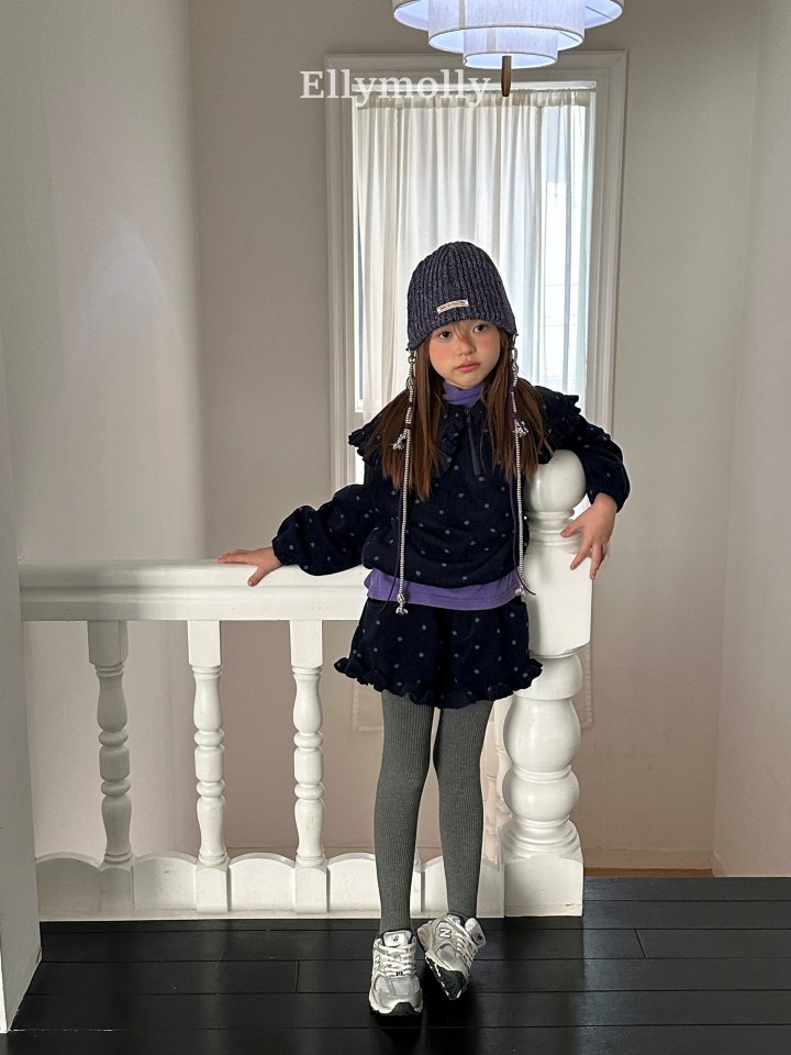Ellymolly - Korean Children Fashion - #minifashionista - Dot Frill Pants - 6