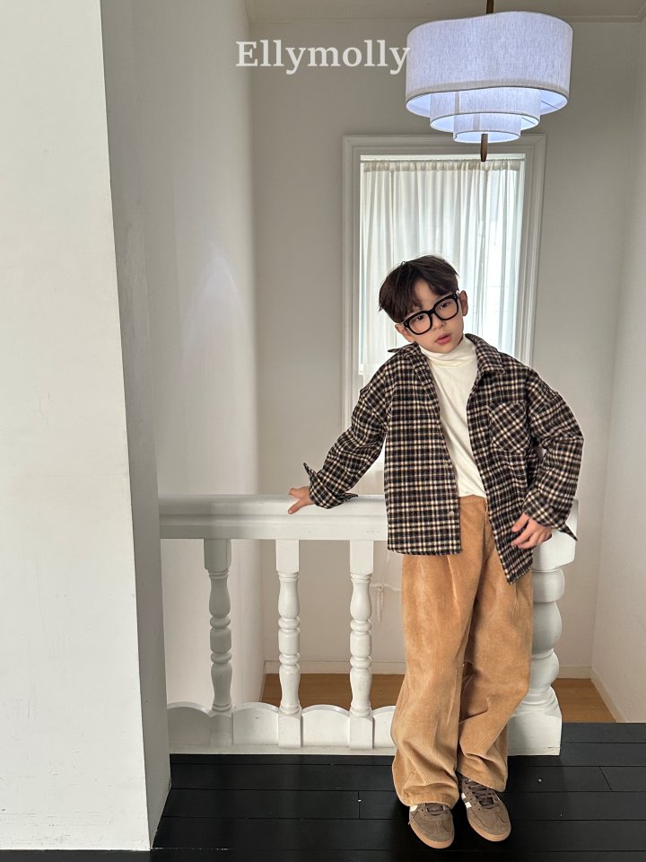 Ellymolly - Korean Children Fashion - #minifashionista - Merry Check Shirt - 6