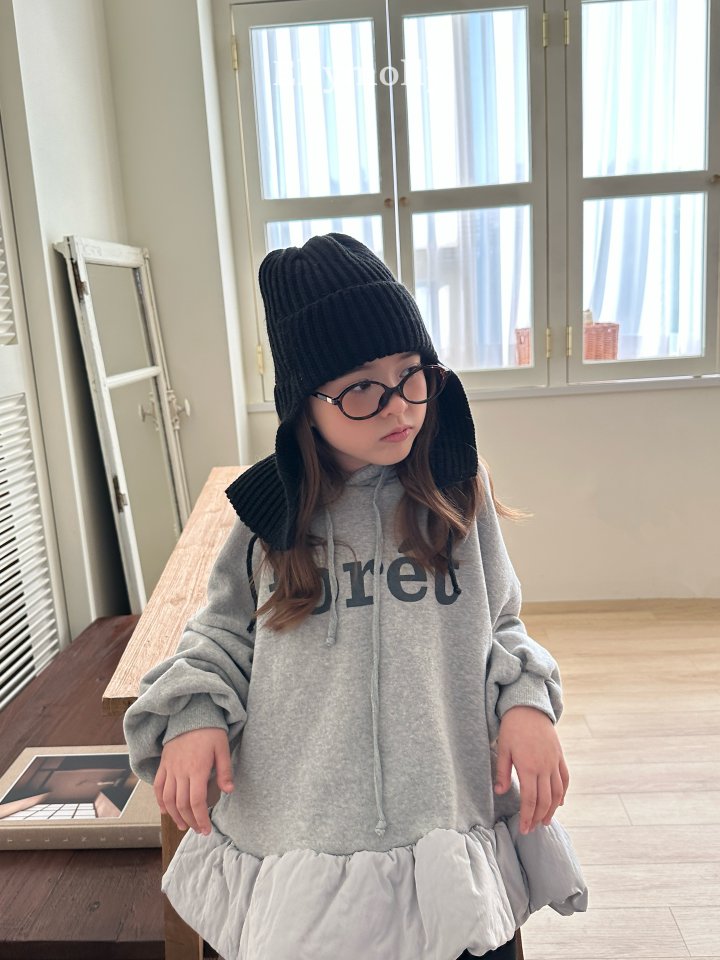 Ellymolly - Korean Children Fashion - #minifashionista - Balloon Hood Sweatshirt - 6