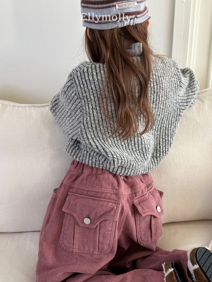 Ellymolly - Korean Children Fashion - #prettylittlegirls - Pocket Cation Pants - 9