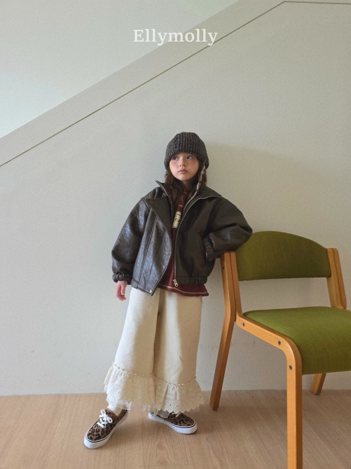Ellymolly - Korean Children Fashion - #prettylittlegirls - Creamy Lace Pants - 3