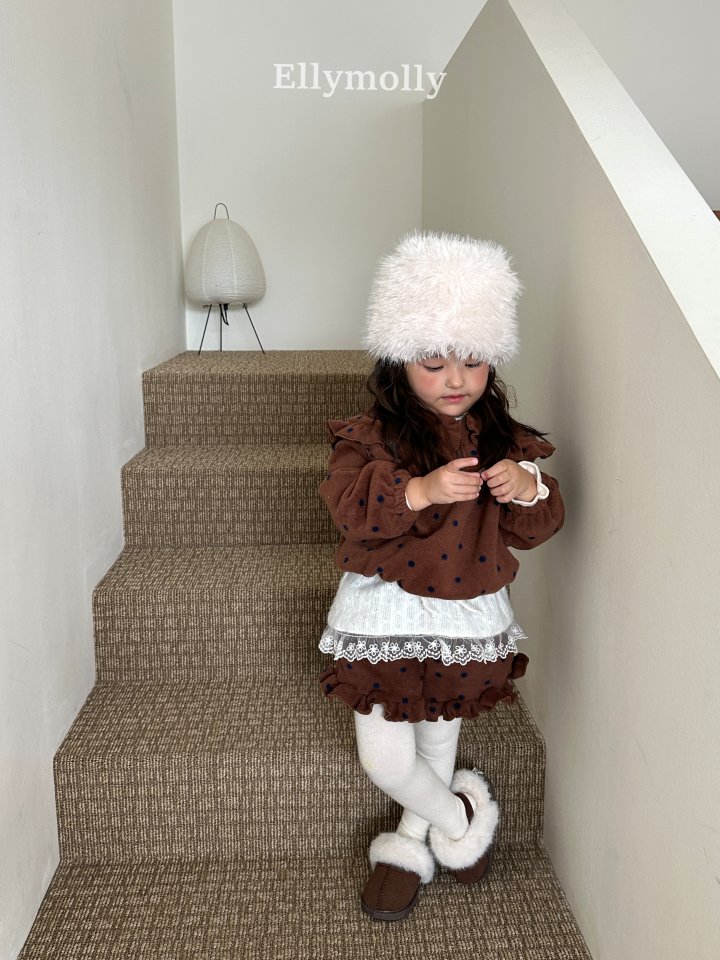 Ellymolly - Korean Children Fashion - #prettylittlegirls - Dot Sailor Sweatshirt - 12