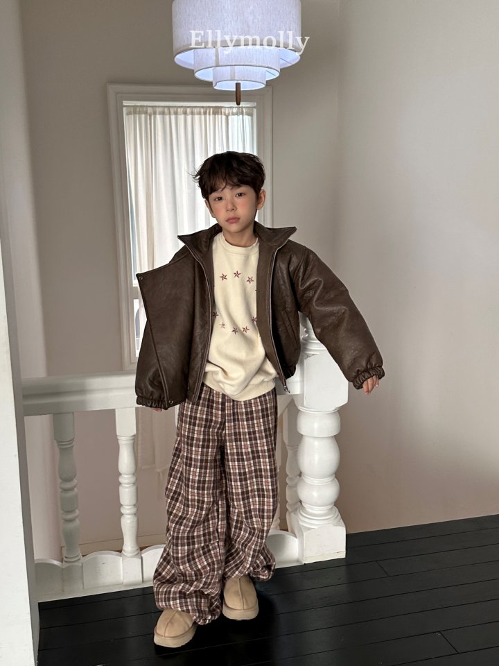 Ellymolly - Korean Children Fashion - #minifashionista - Star Circle Sweatshirt - 4