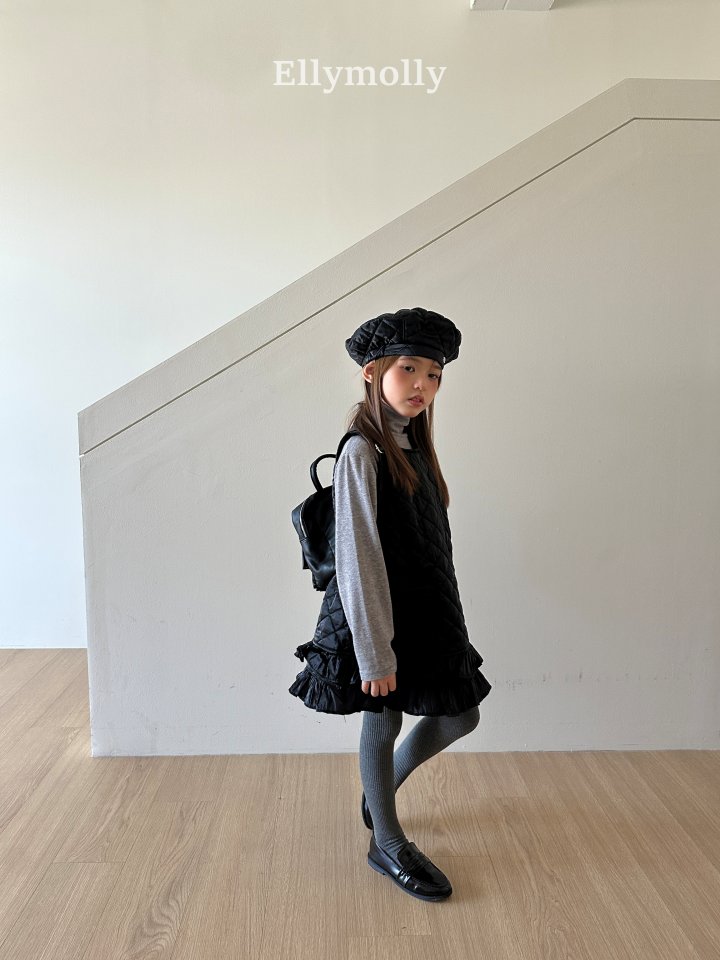 Ellymolly - Korean Children Fashion - #stylishchildhood - Twinkle Quilted One-piece