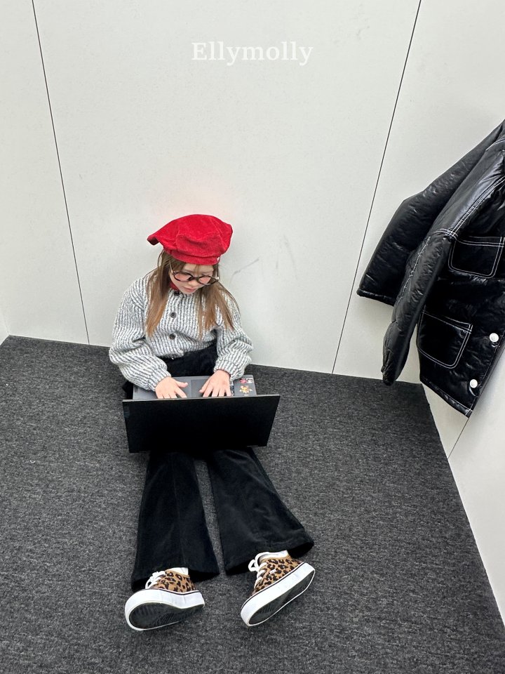 Ellymolly - Korean Children Fashion - #stylishchildhood - Selly Peach Frill Bootcut Pants - 11