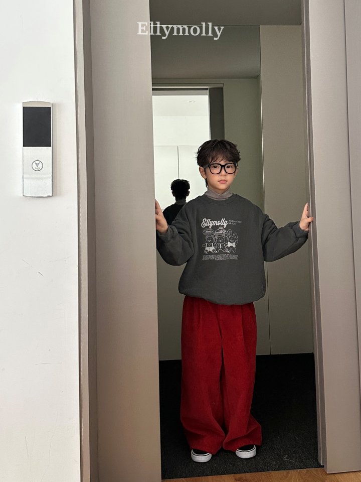 Ellymolly - Korean Children Fashion - #stylishchildhood - Pig Bakery Sweatshirt - 8