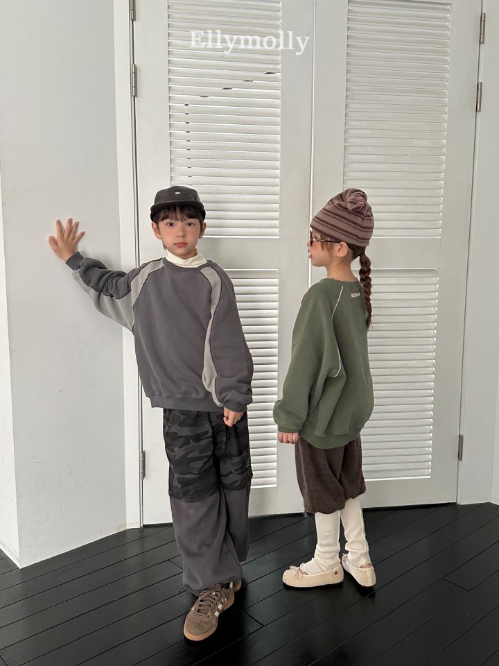 Ellymolly - Korean Children Fashion - #stylishchildhood - Triple Line Sweatshirt - 6
