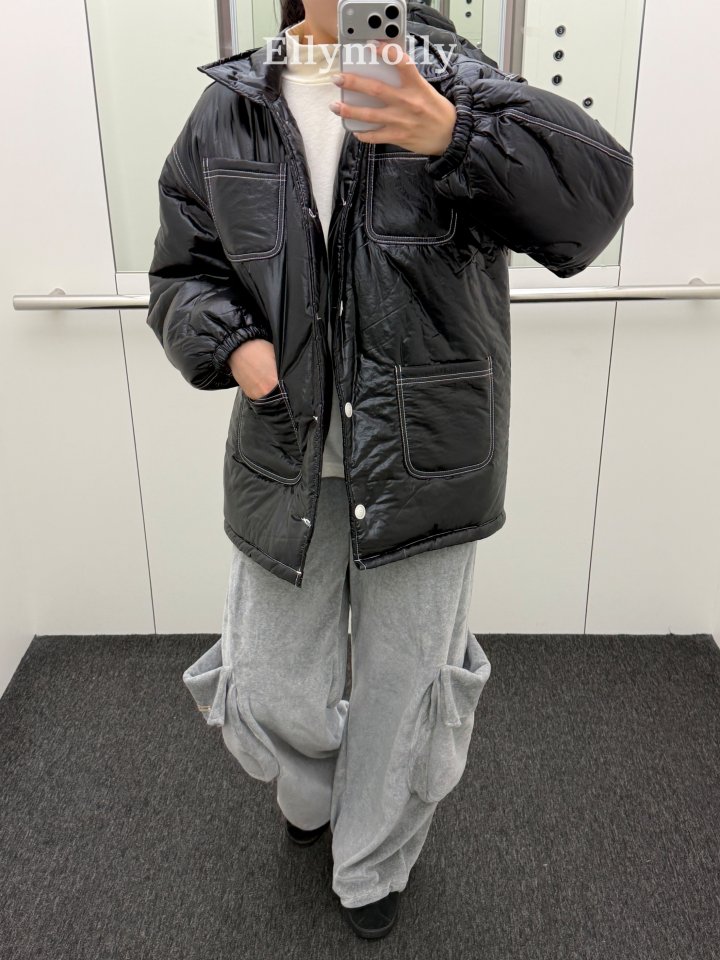 Ellymolly - Korean Children Fashion - #todddlerfashion - Berry Pop Jacket (Junior) - 6