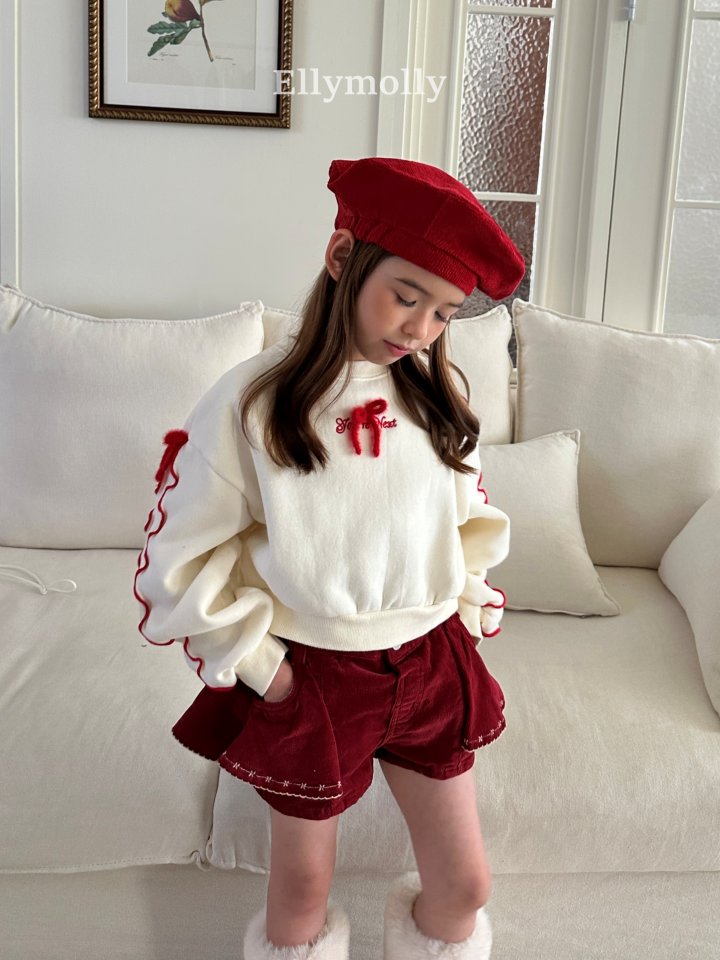 Ellymolly - Korean Children Fashion - #prettylittlegirls - Rosy Frill Mini Pants - 4