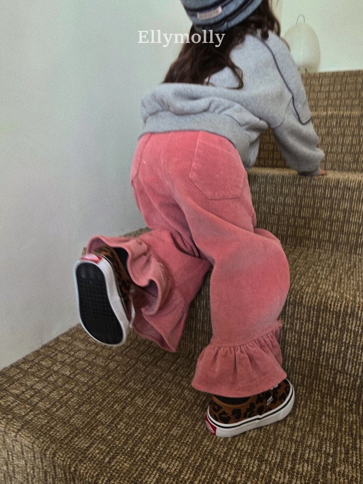 Ellymolly - Korean Children Fashion - #todddlerfashion - Sweety Frill Pants - 11