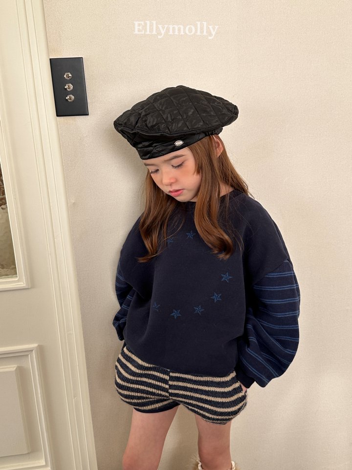 Ellymolly - Korean Children Fashion - #toddlerclothing - Star Circle Sweatshirt - 6