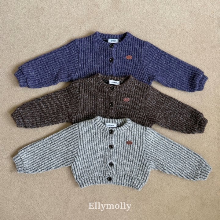 Ellymolly - Korean Children Fashion - #toddlerclothing - Muffin Wool Cardigan