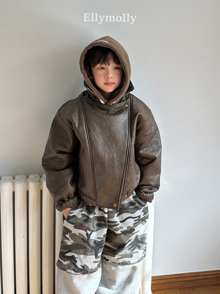 Ellymolly - Korean Children Fashion - #toddlerclothing - Soft Camo Pants - 11