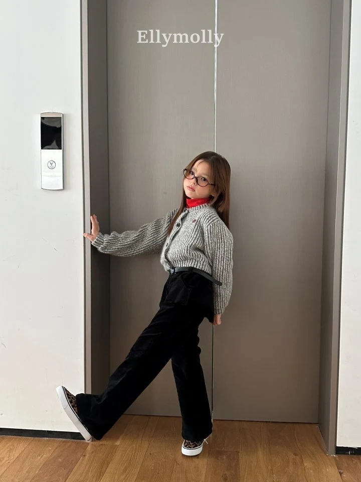 Ellymolly - Korean Children Fashion - #toddlerclothing - Selly Peach Frill Bootcut Pants - 10