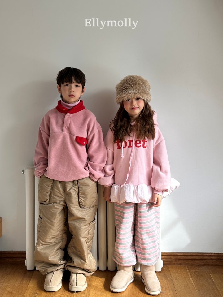 Ellymolly - Korean Children Fashion - #toddlerclothing - Balloon Hood Sweatshirt - 9