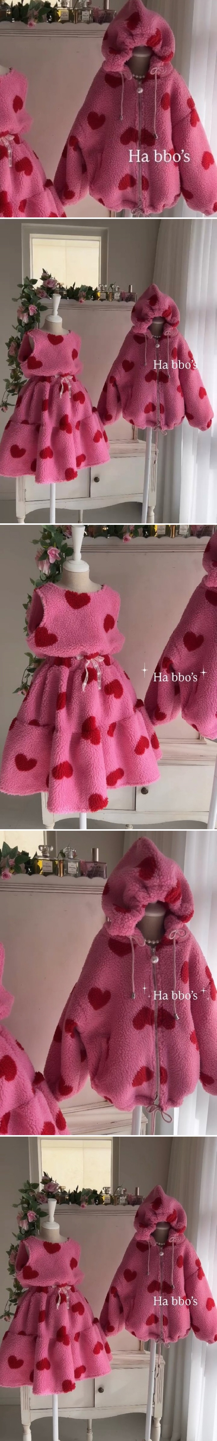 Eugenie Candies - Korean Children Fashion - #childrensboutique - Heart Bbo Jacket - 2