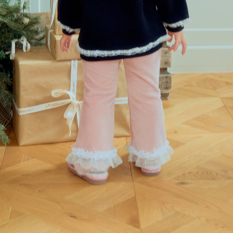Firstblue - Korean Children Fashion - #Kfashion4kids - Bootcut Leggings - 8