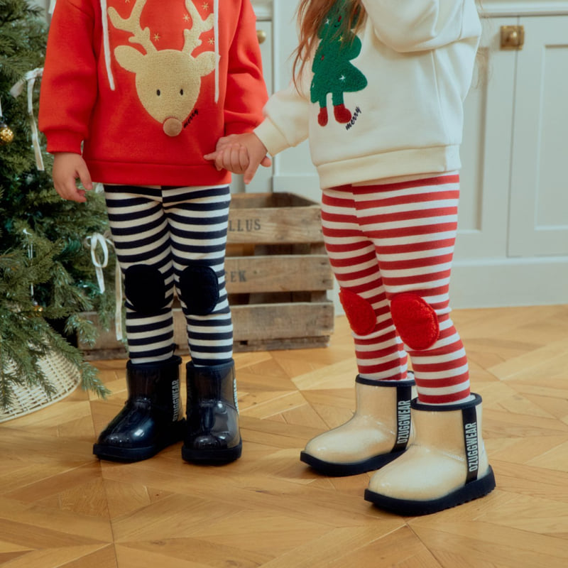 Firstblue - Korean Children Fashion - #Kfashion4kids - Soft Fleece Leggings - 6