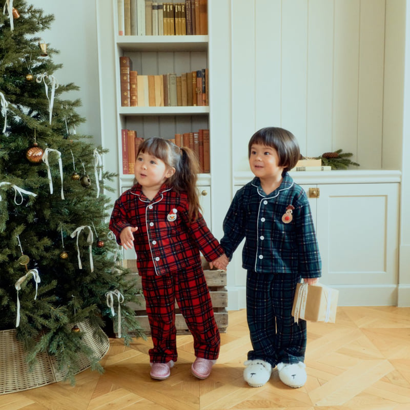 Firstblue - Korean Children Fashion - #kidzfashiontrend - Christmas Pajama Set - 4