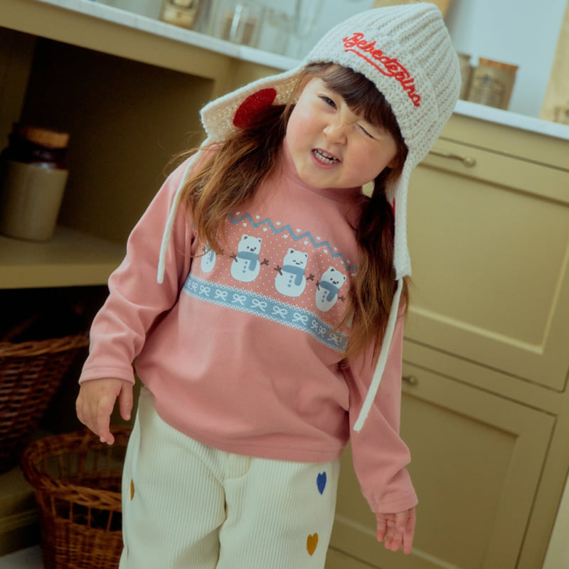 Firstblue - Korean Children Fashion - #Kfashion4kids - Winter Mock Neck Tee - 9