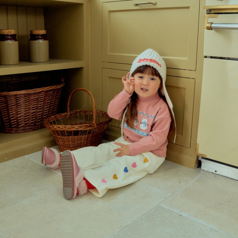 Firstblue - Korean Children Fashion - #childofig - Heart Embroidery Corduroy Pants - 5