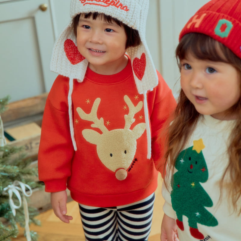 Firstblue - Korean Children Fashion - #prettylittlegirls - Christmas Sweatshirt - 4