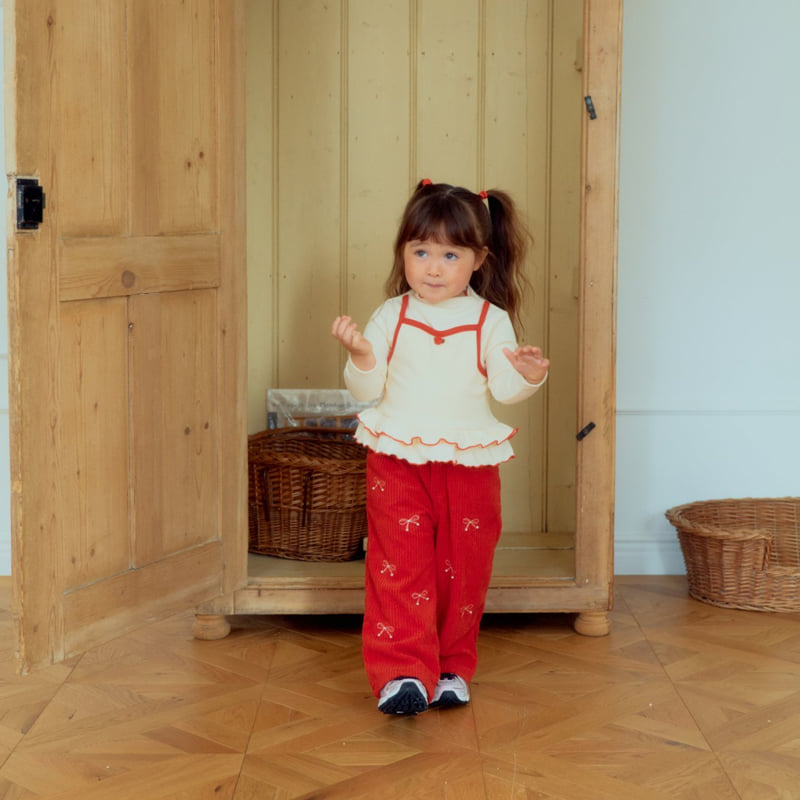 Firstblue - Korean Children Fashion - #childofig - Winter Frill Tee - 3