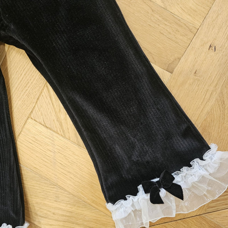 Firstblue - Korean Children Fashion - #discoveringself - Bootcut Leggings - 3