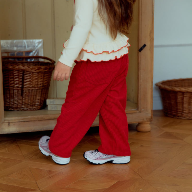 Firstblue - Korean Children Fashion - #fashionkids - Ribbon Pants - 8