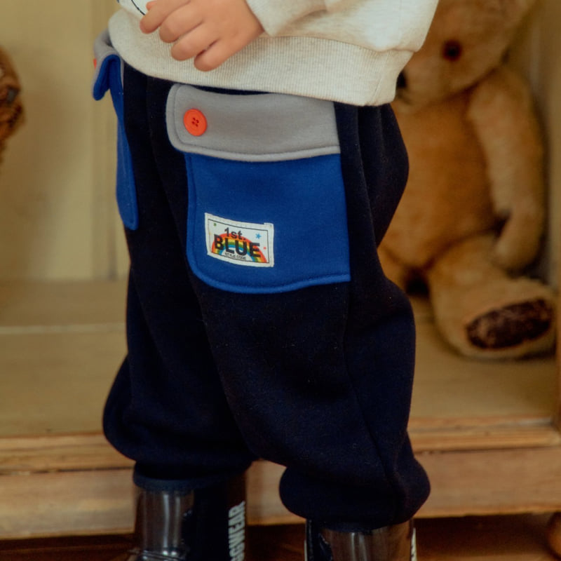Firstblue - Korean Children Fashion - #fashionkids - Pocket Jogger Pants - 5