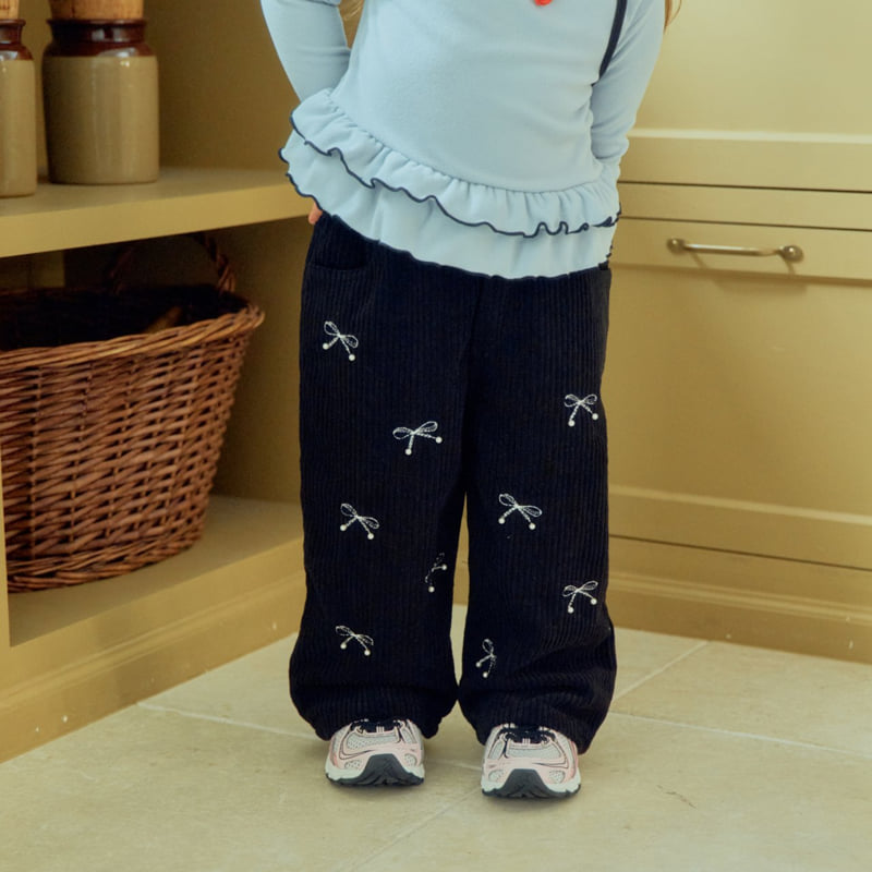 Firstblue - Korean Children Fashion - #kidsshorts - Ribbon Pants - 9