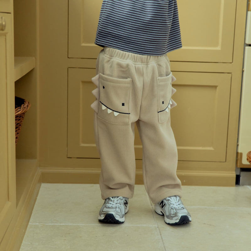 Firstblue - Korean Children Fashion - #kidsshorts - Dino Plus Pants - 8