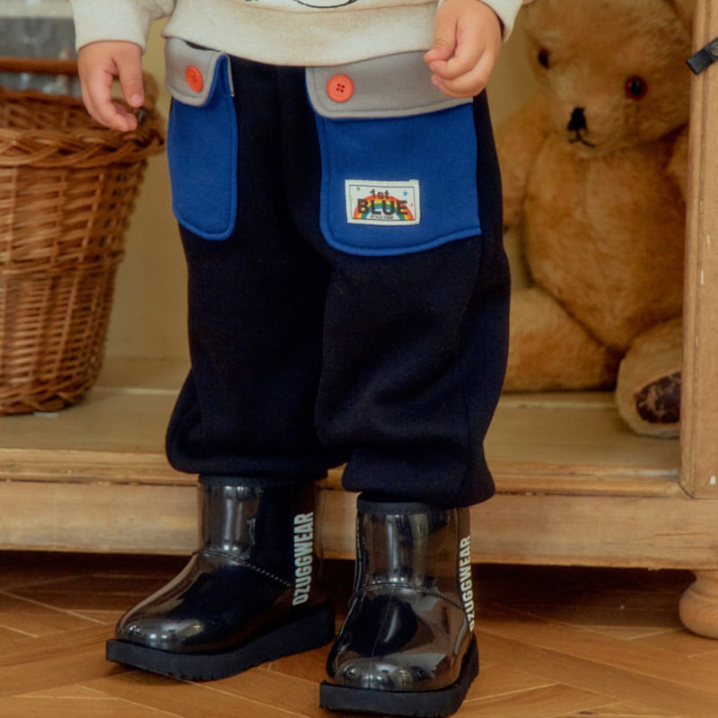 Firstblue - Korean Children Fashion - #kidsshorts - Pocket Jogger Pants - 6