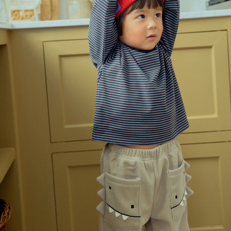 Firstblue - Korean Children Fashion - #kidsstore - Dino Plus Pants - 9
