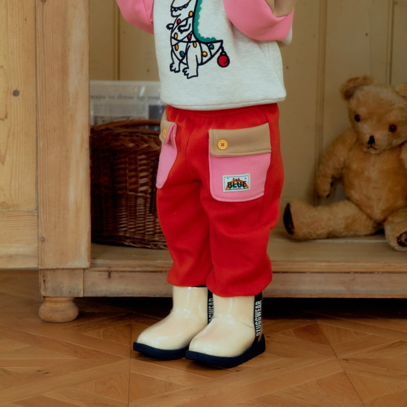 Firstblue - Korean Children Fashion - #kidsstore - Pocket Jogger Pants - 7