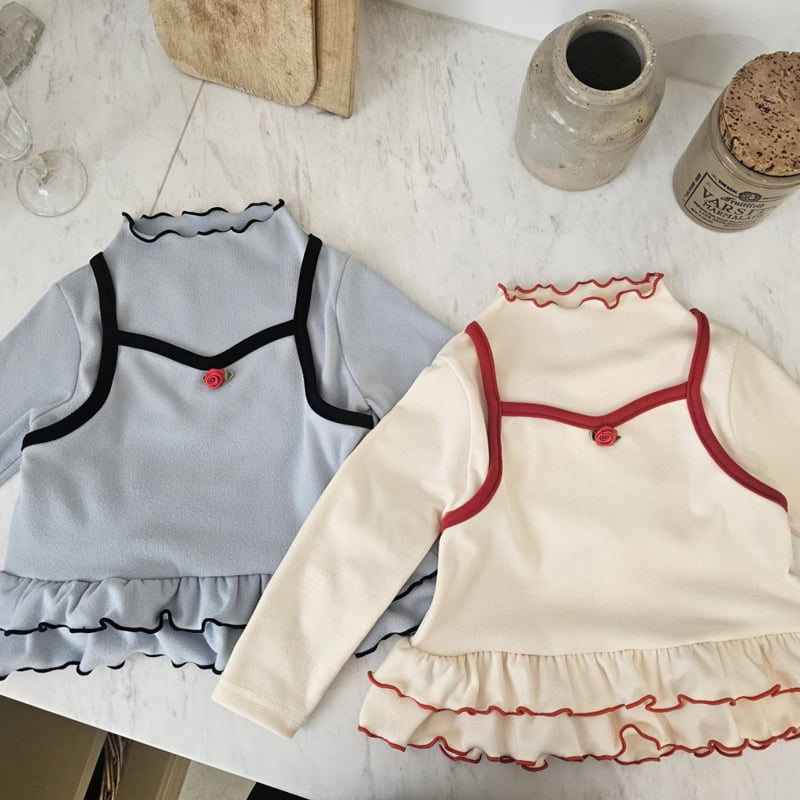 Firstblue - Korean Children Fashion - #kidsstore - Winter Frill Tee - 10