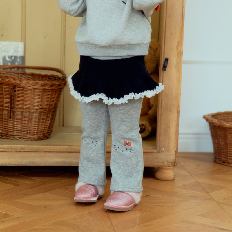 Firstblue - Korean Children Fashion - #kidzfashiontrend - Layered Skirt Leggings - 9