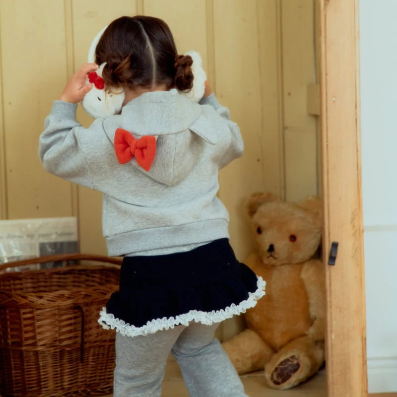 Firstblue - Korean Children Fashion - #littlefashionista - Layered Skirt Leggings - 11