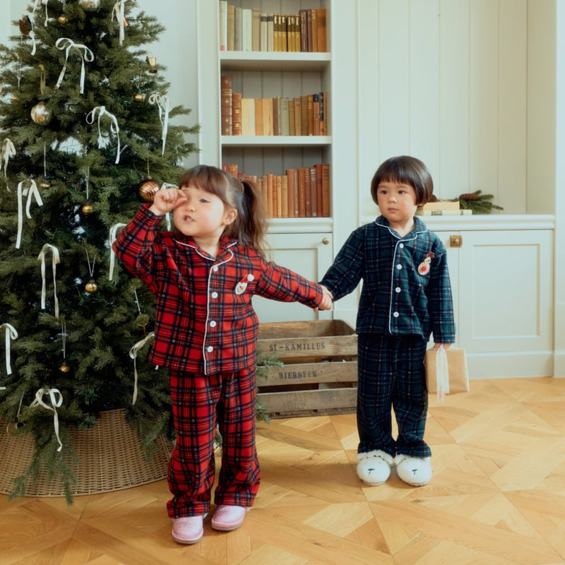 Firstblue - Korean Children Fashion - #littlefashionista - Christmas Pajama Set - 5