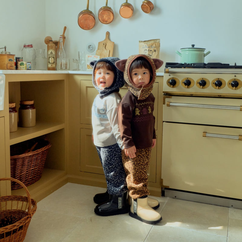 Firstblue - Korean Children Fashion - #magicofchildhood - Leopard Fleece Pants - 9