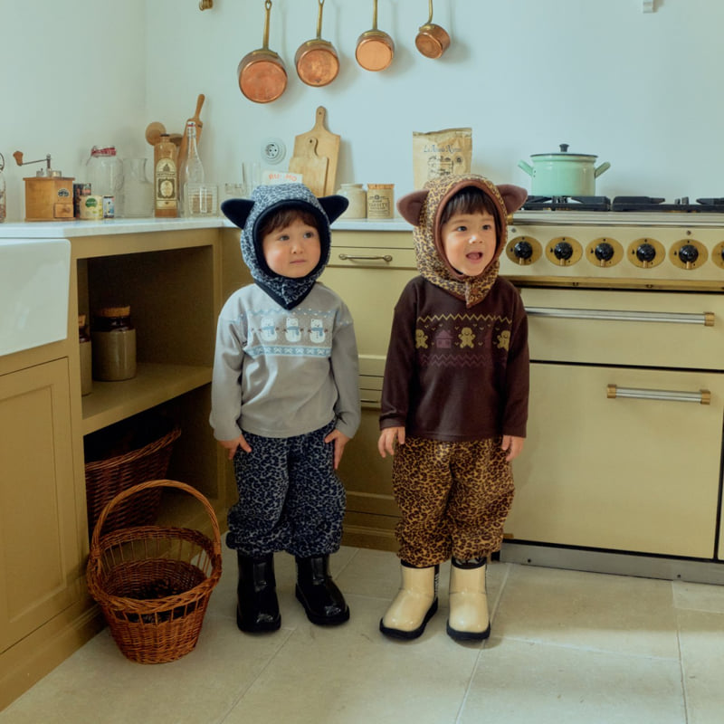 Firstblue - Korean Children Fashion - #prettylittlegirls - Leopard Fleece Pants - 11