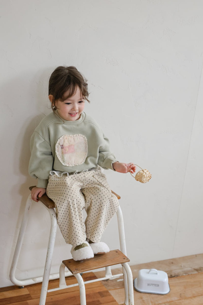 Flo - Korean Baby Fashion - #babyclothing - Apple Sweatshirt